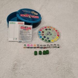 Monopoly Kids Learning Game - Blue and Green